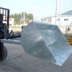 Kepçe ile 3 ton Forklift, hidrolik kepçe